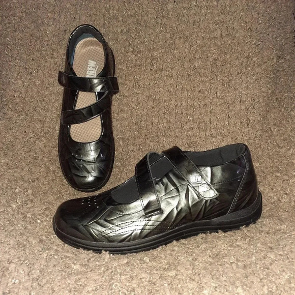 DREW-Last Orchid-Gray-Patent Leather Mary Jane - Picture 1 of 7